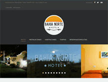 Tablet Screenshot of hotelbahianorte.com